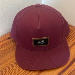 Vans Maroon Off the Wall SnapBack Hat